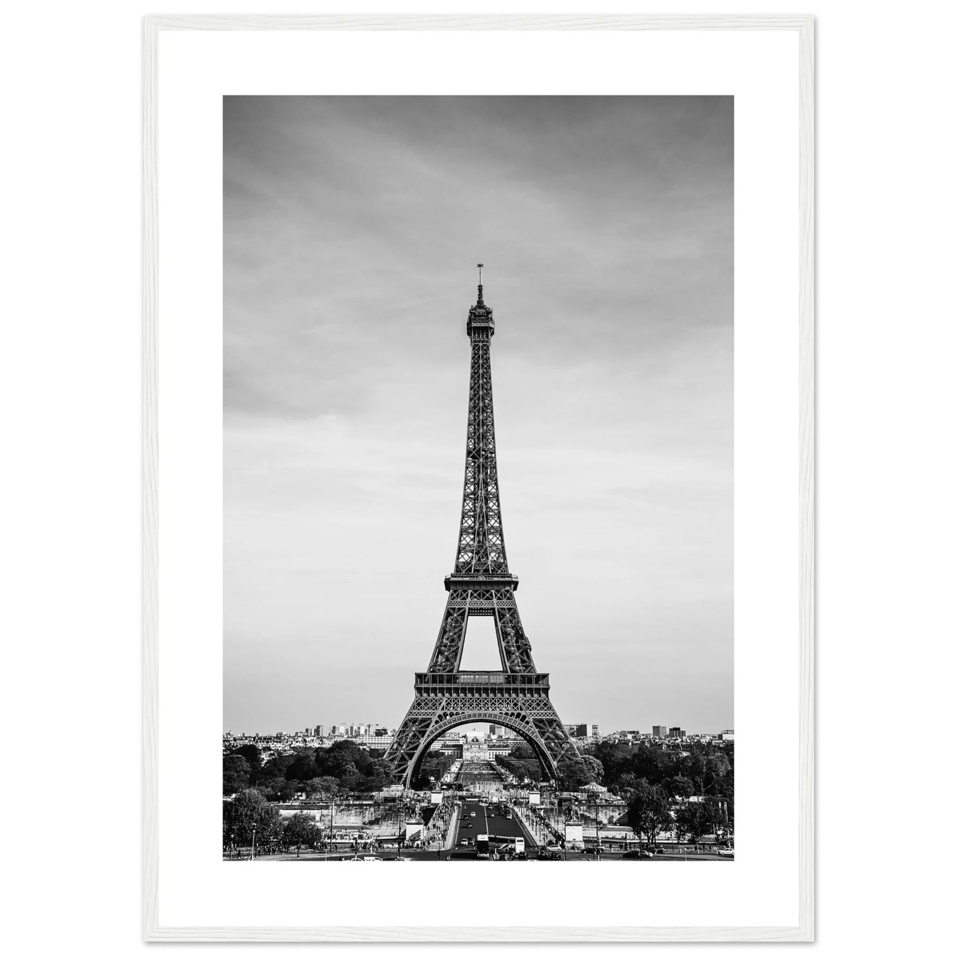 Paris Black and White Wall Art - Luxury Art Canvas