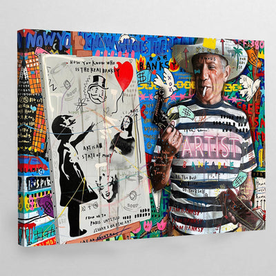Picasso Graffiti Wall Art - Luxury Art Canvas