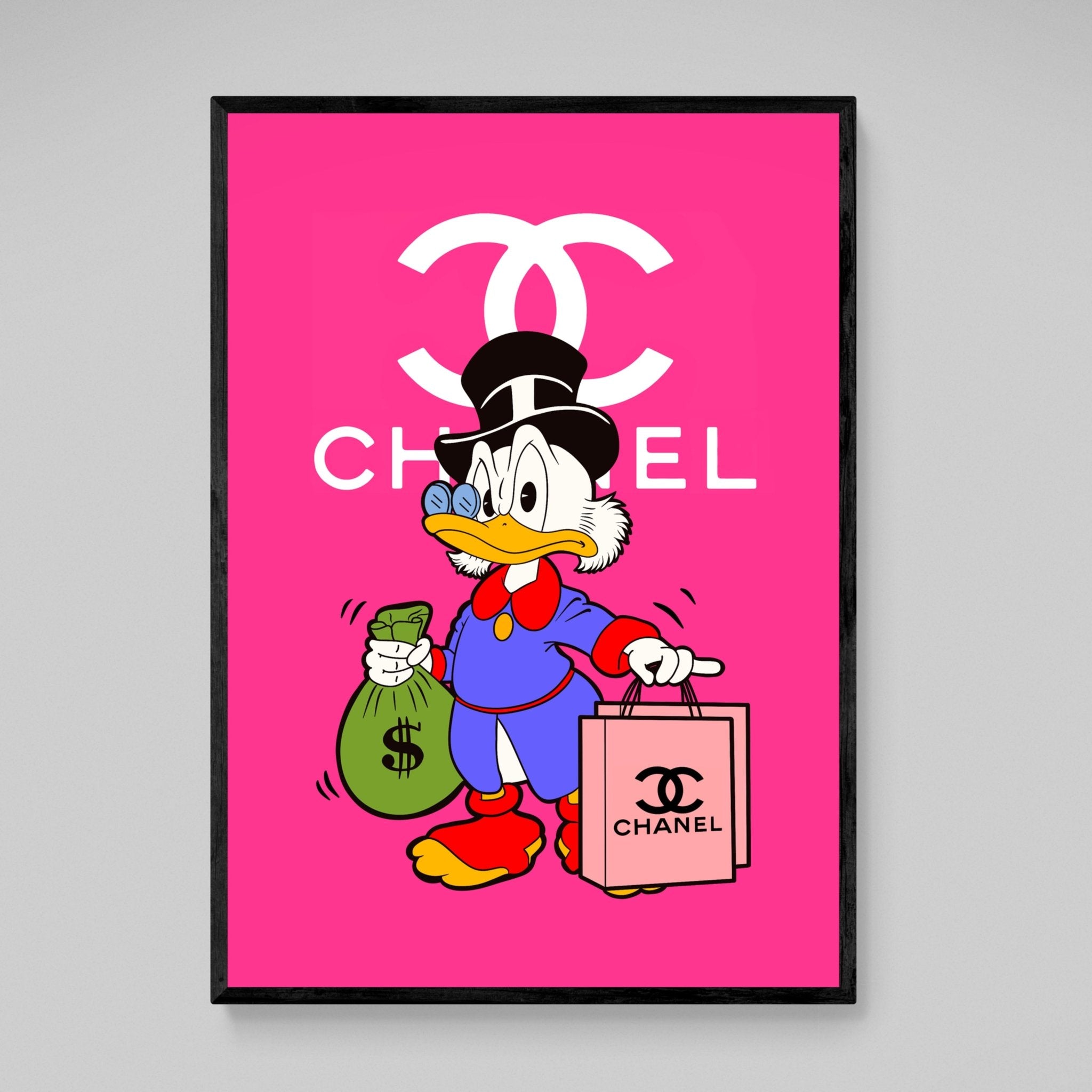 Pink Chanel Canvas Art - Luxury Art Canvas