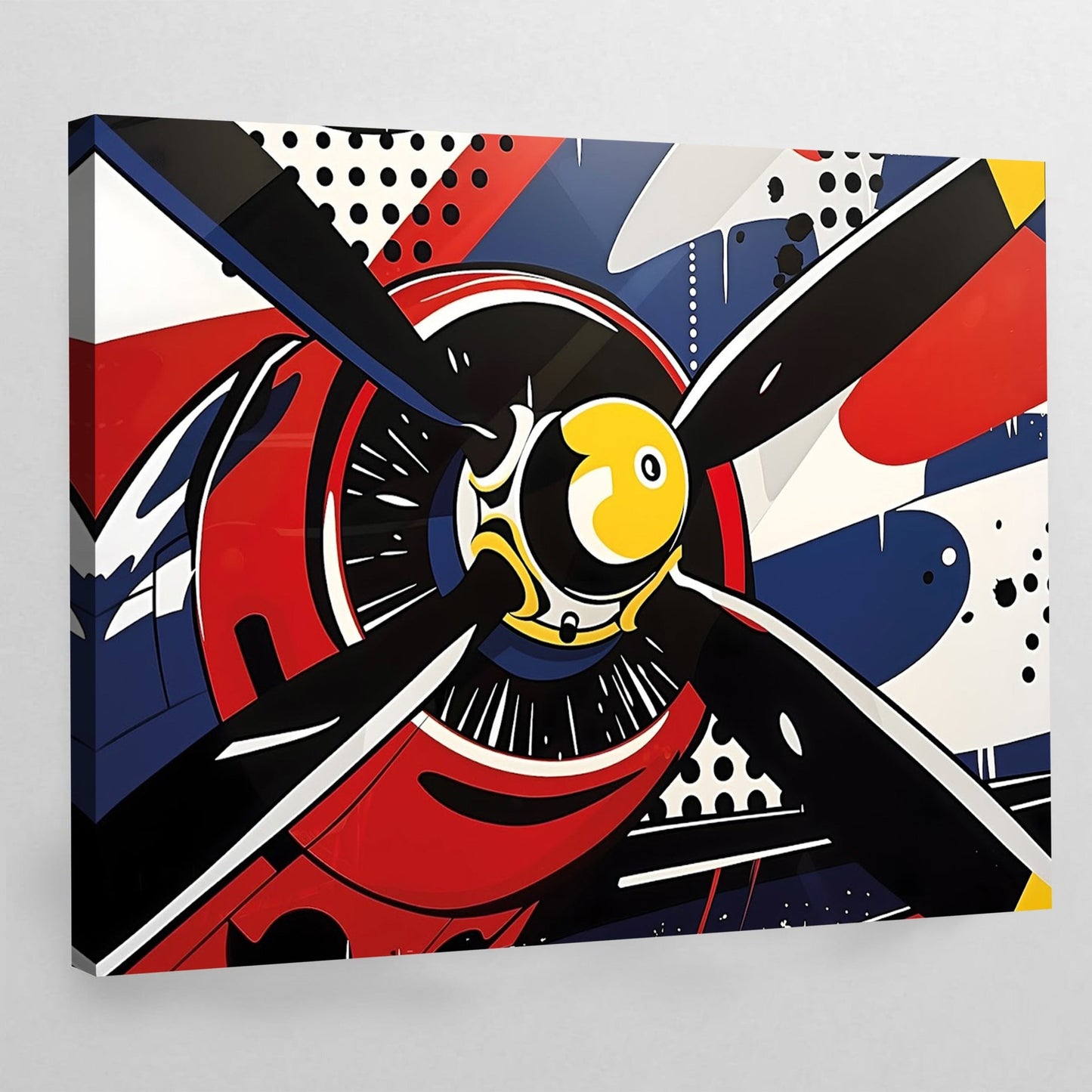 Plane Pop Art Canvas - Luxury Art Canvas