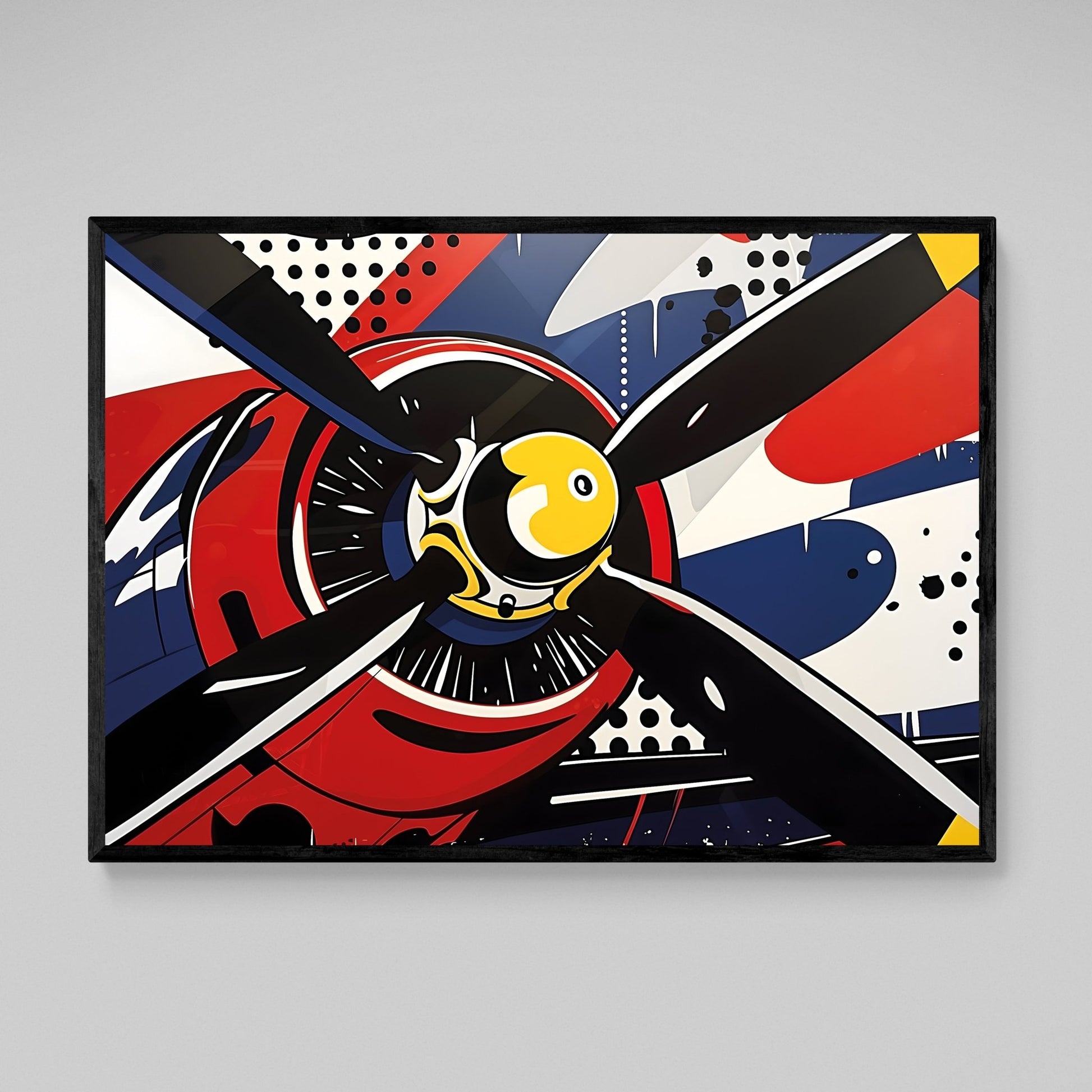 Plane Pop Art Canvas - Luxury Art Canvas