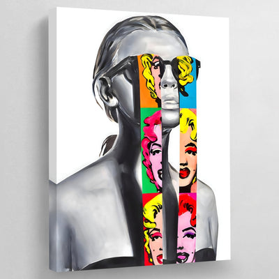 Pop Art Andy Warhol Wall Art - Luxury Art Canvas