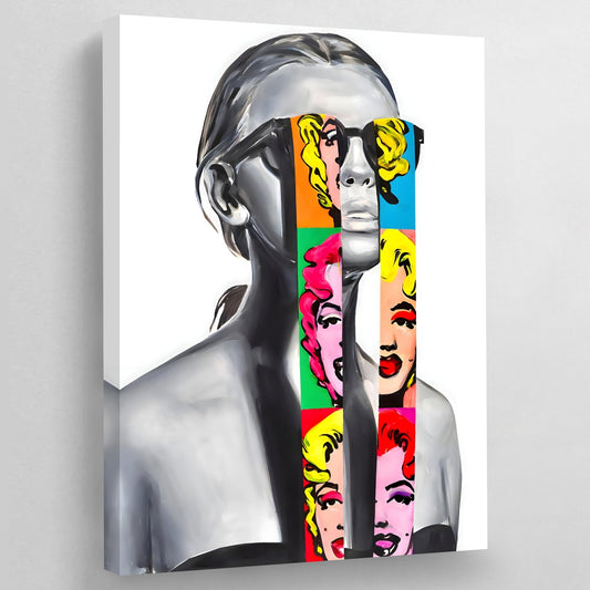 Pop Art Andy Warhol Wall Art - Luxury Art Canvas