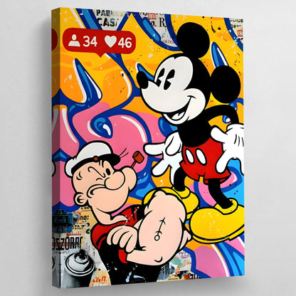 Pop Art Pop Culture Wall Art - Luxury Art Canvas