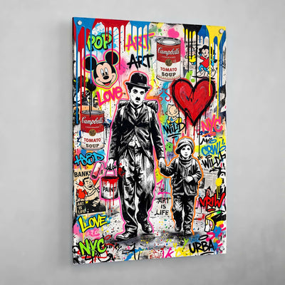 Pop Culture Banksy Wall Art - Luxury Art Canvas