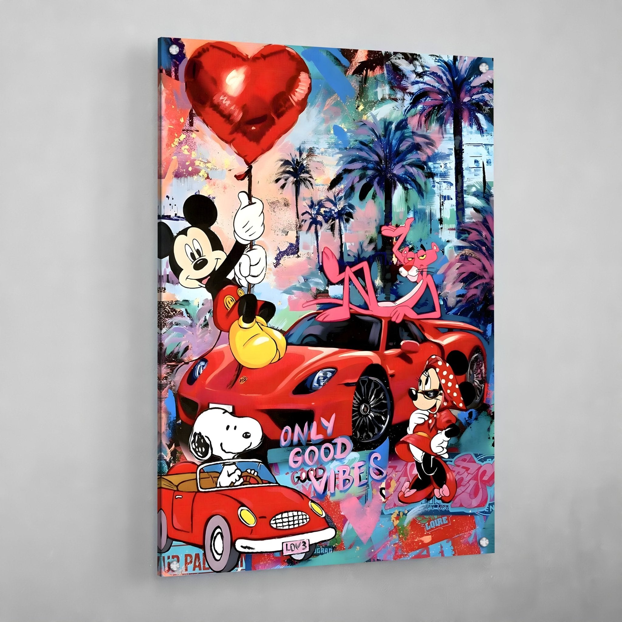 Pop Culture Graffiti Canvas - Luxury Art Canvas