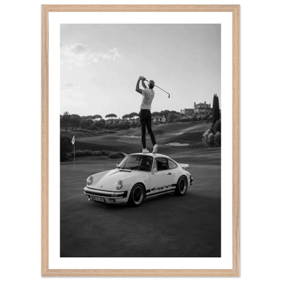 Porsche Carrera Golf Photography Wall Art - Luxury Art Canvas
