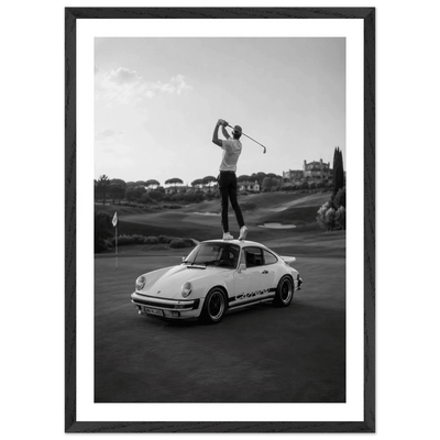 Porsche Carrera Golf Photography Wall Art - Luxury Art Canvas