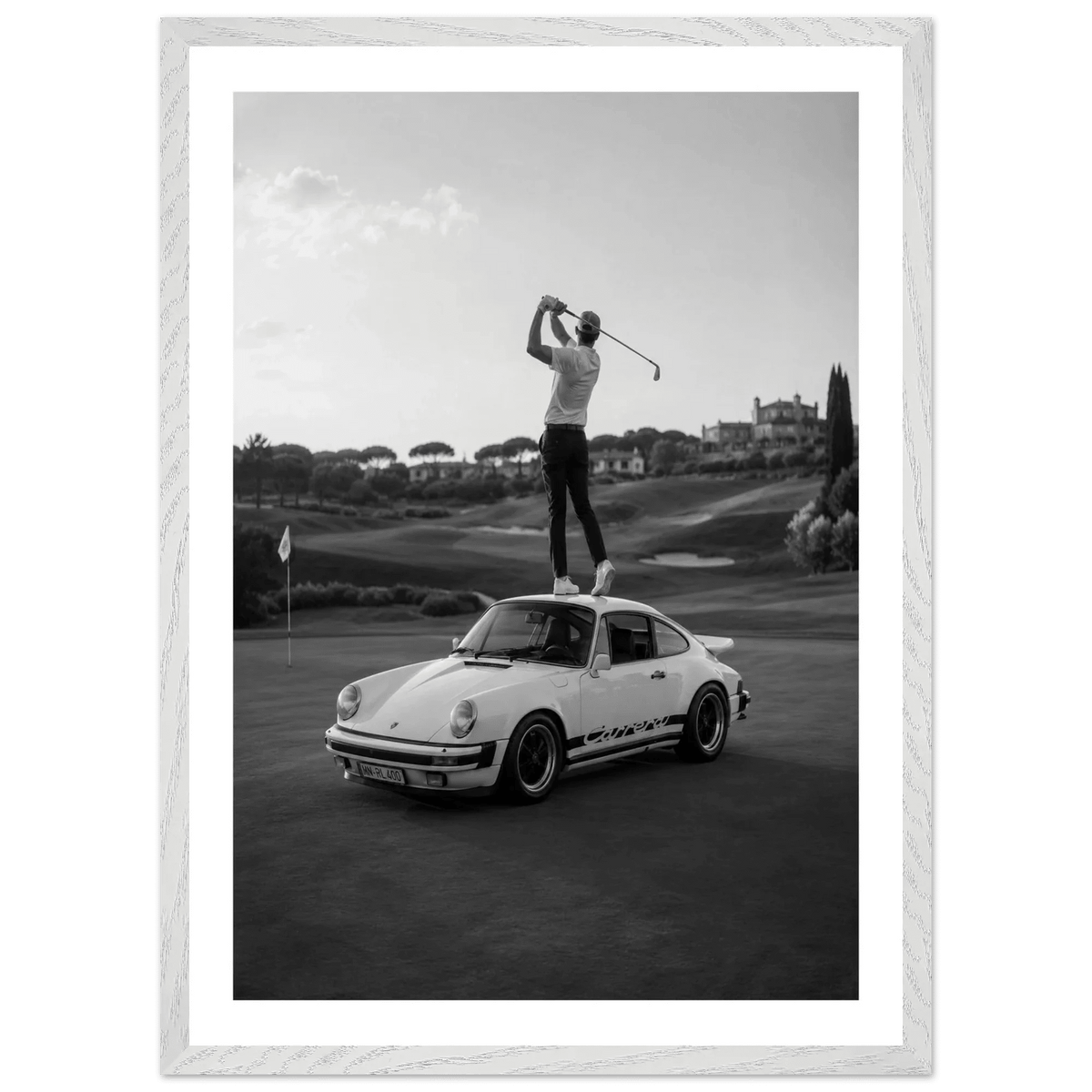 Porsche Carrera Golf Photography Wall Art - Luxury Art Canvas