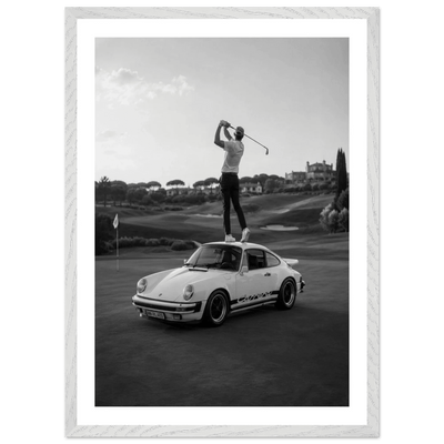Porsche Carrera Golf Photography Wall Art - Luxury Art Canvas