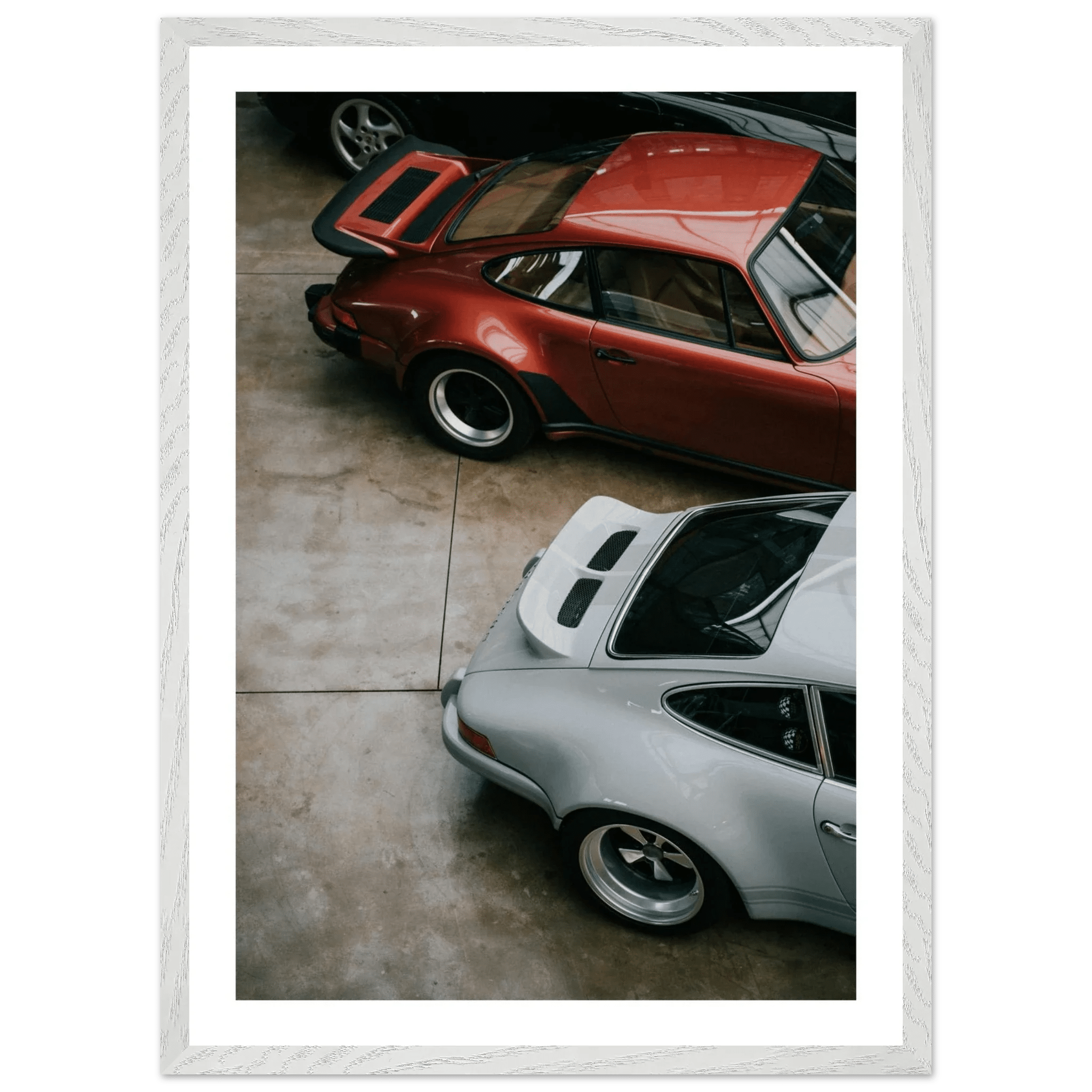 Porsche Duo Photography Wall Art - Luxury Art Canvas