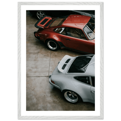 Porsche Duo Photography Wall Art - Luxury Art Canvas