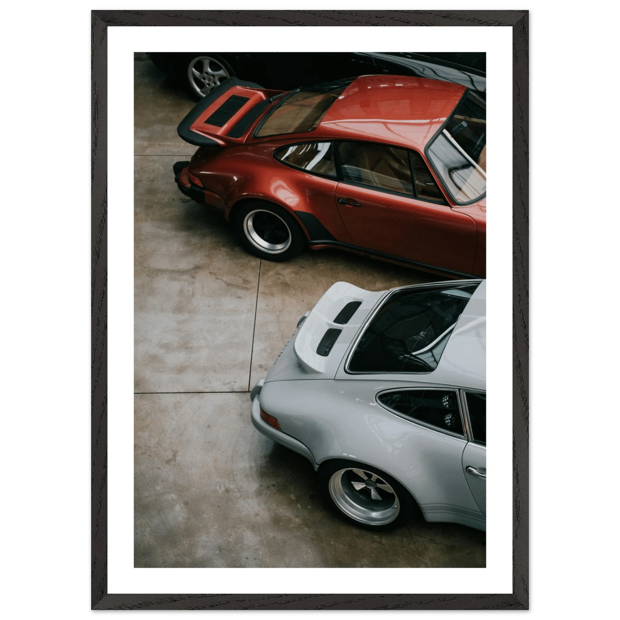 Porsche Duo Photography Wall Art - Luxury Art Canvas