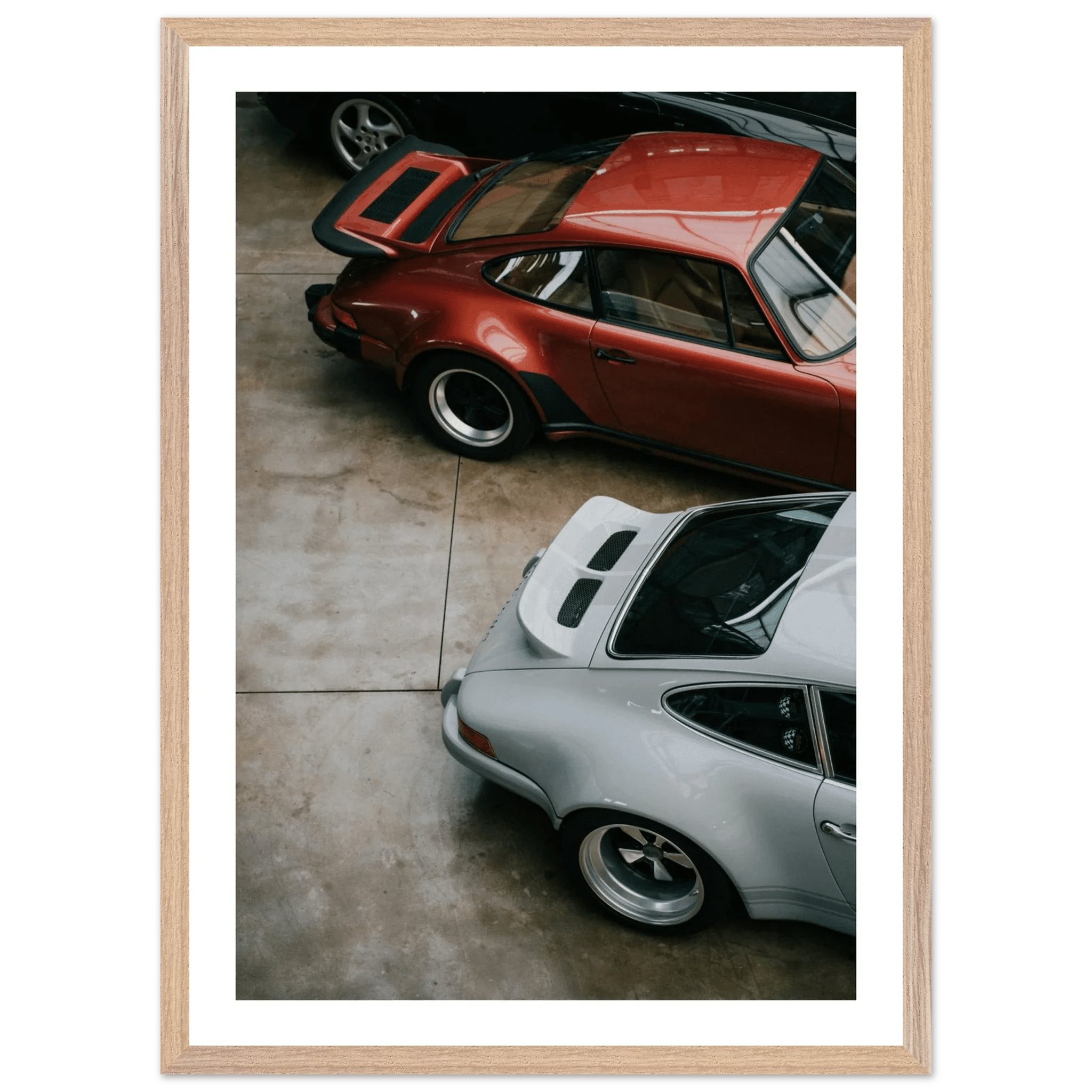 Porsche Duo Photography Wall Art - Luxury Art Canvas