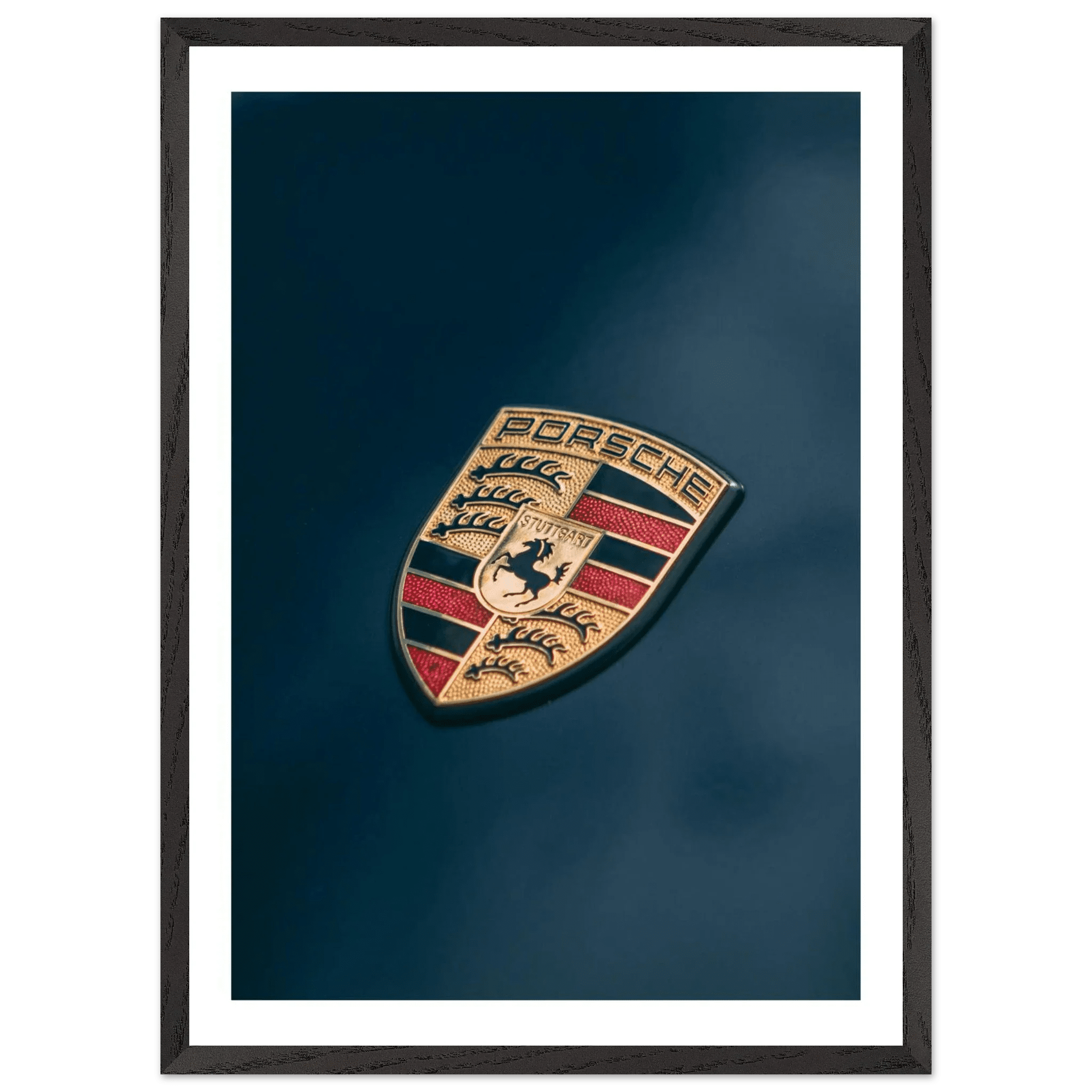 Porsche Logo Photography Wall Art - Luxury Art Canvas