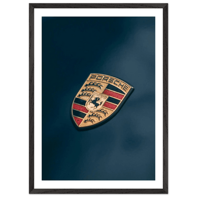 Porsche Logo Photography Wall Art - Luxury Art Canvas