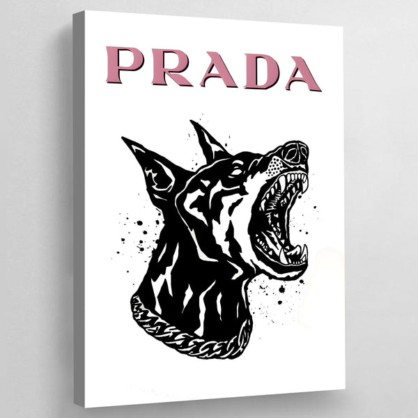 アート・デザイン・音楽 PRADA BOOK Prada Canvas Wall Art | Luxury Art Canvas