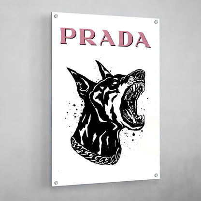 Prada Canvas Wall Art - Luxury Art Canvas