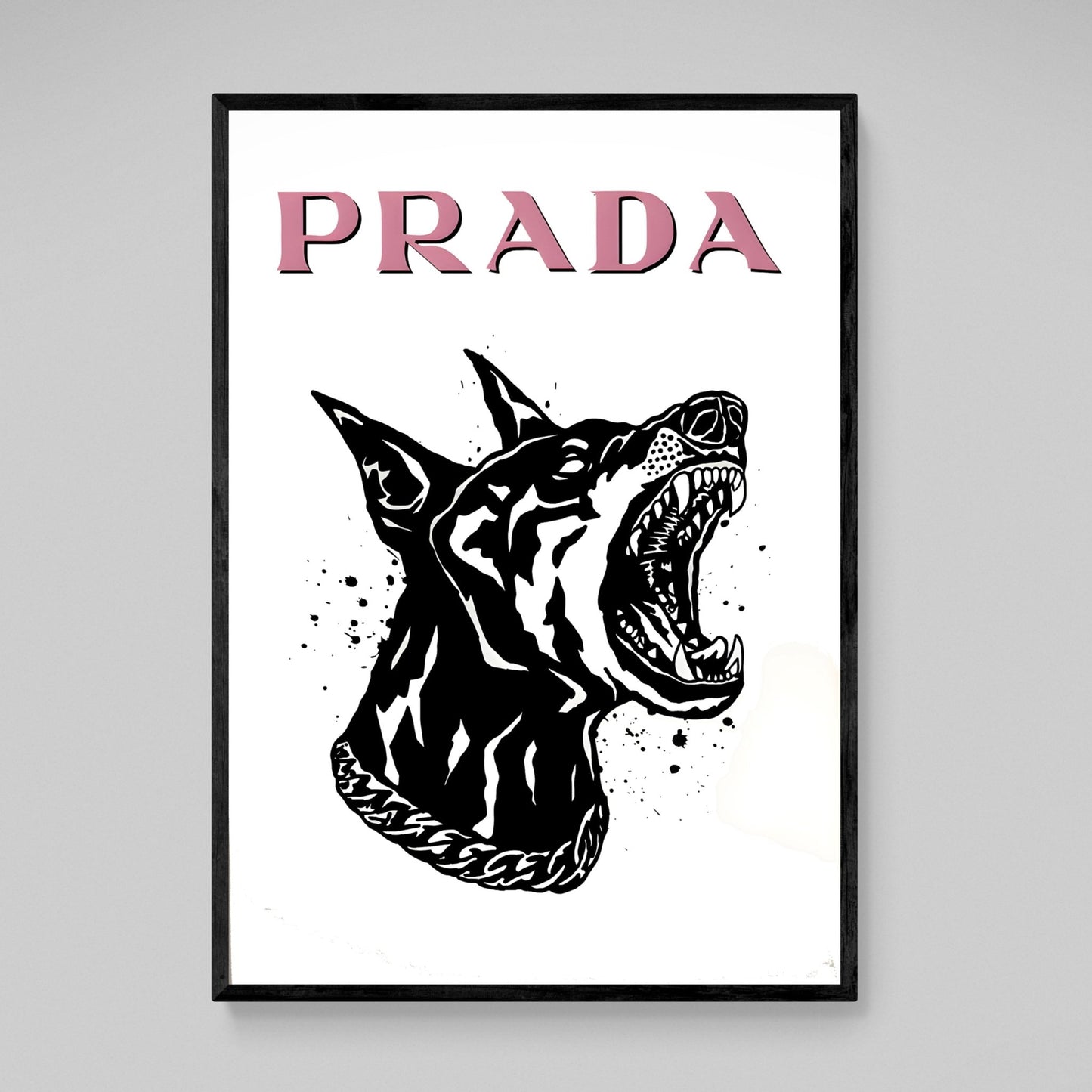 Prada Canvas Wall Art - Luxury Art Canvas