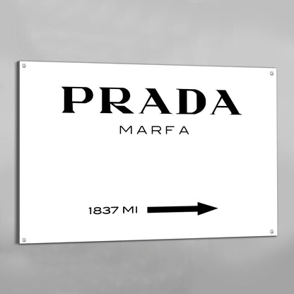 Prada Marfa Wall Art - Luxury Art Canvas