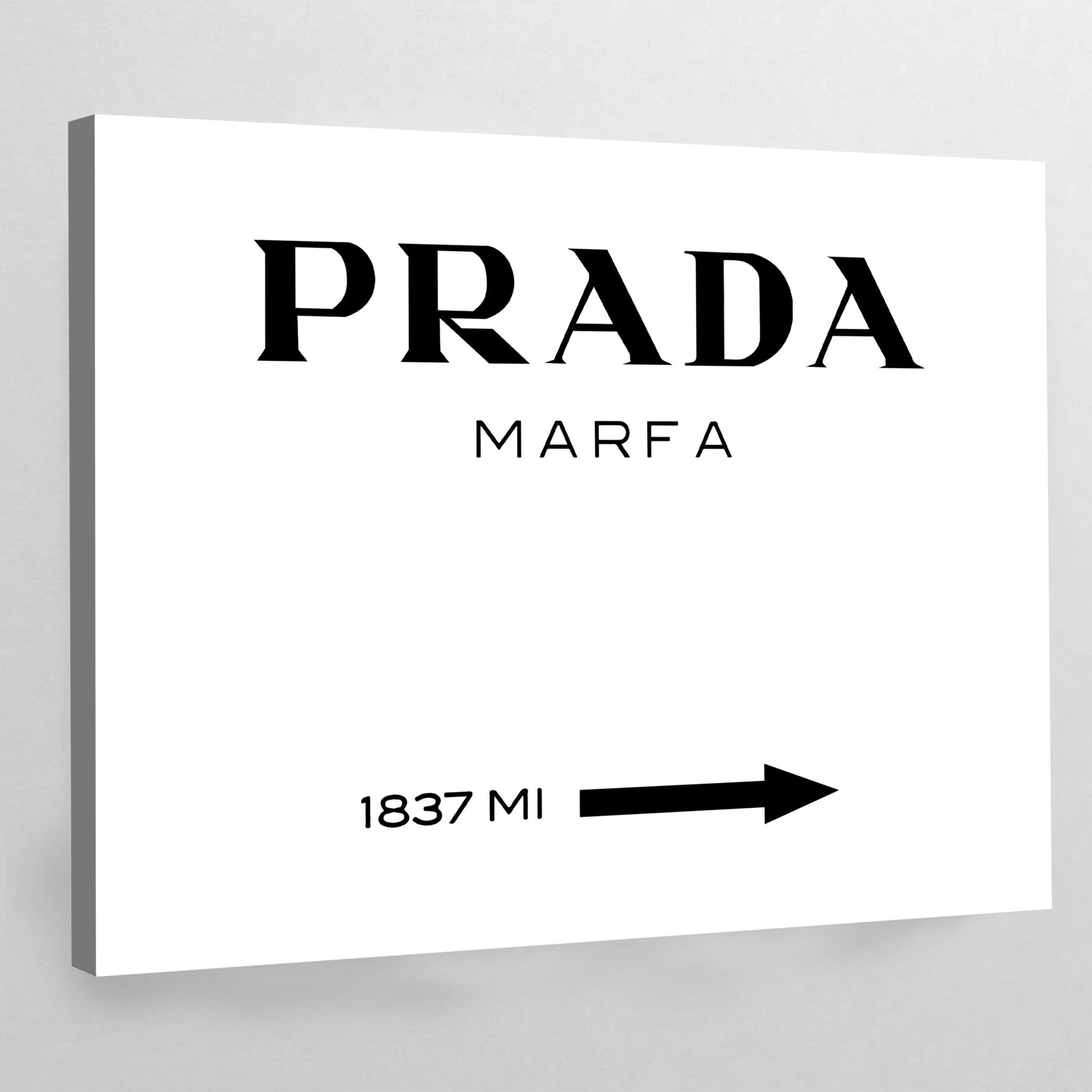 Prada Marfa Wall Art & Gossip Girl Inspired Prints - Shop Now – Luxury Art  Canvas