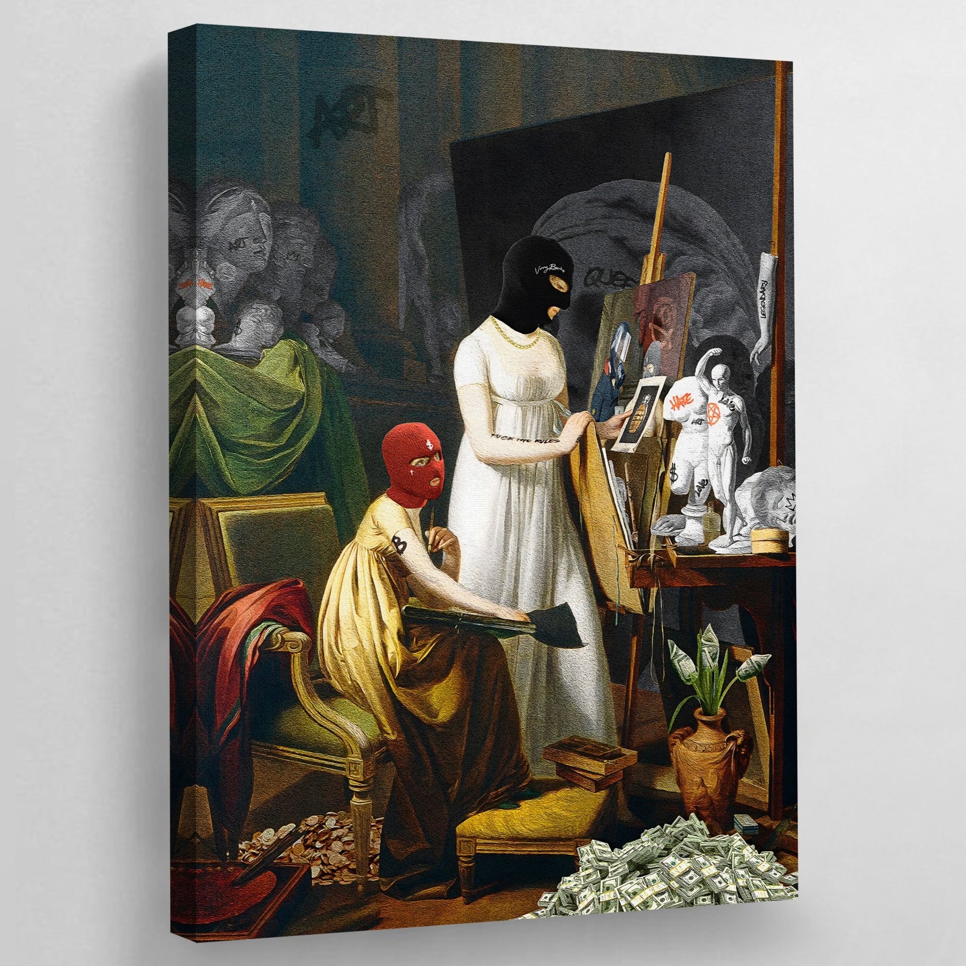 Rebel Artists Wall Art - Luxury Art Canvas