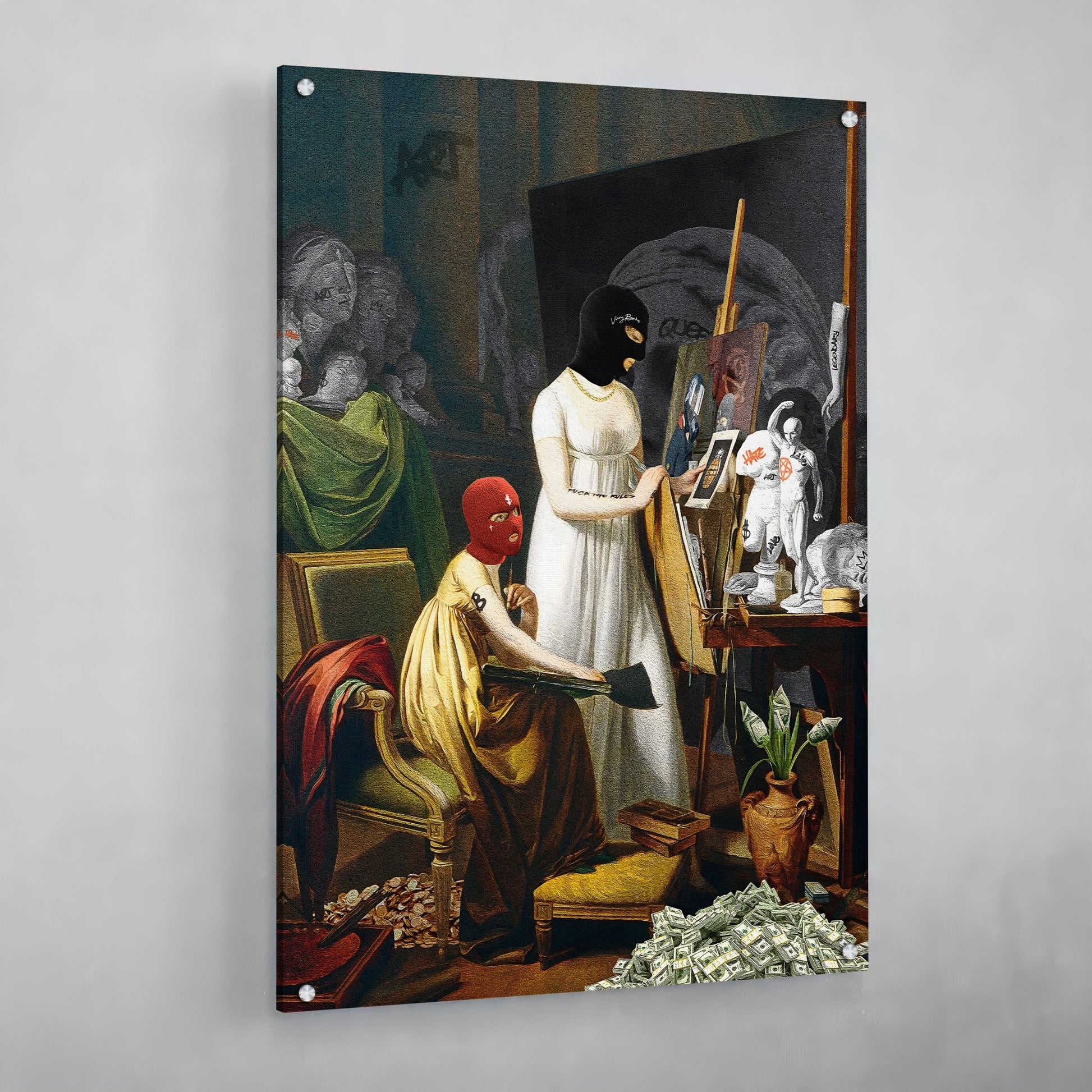 Rebel Artists Wall Art - Luxury Art Canvas