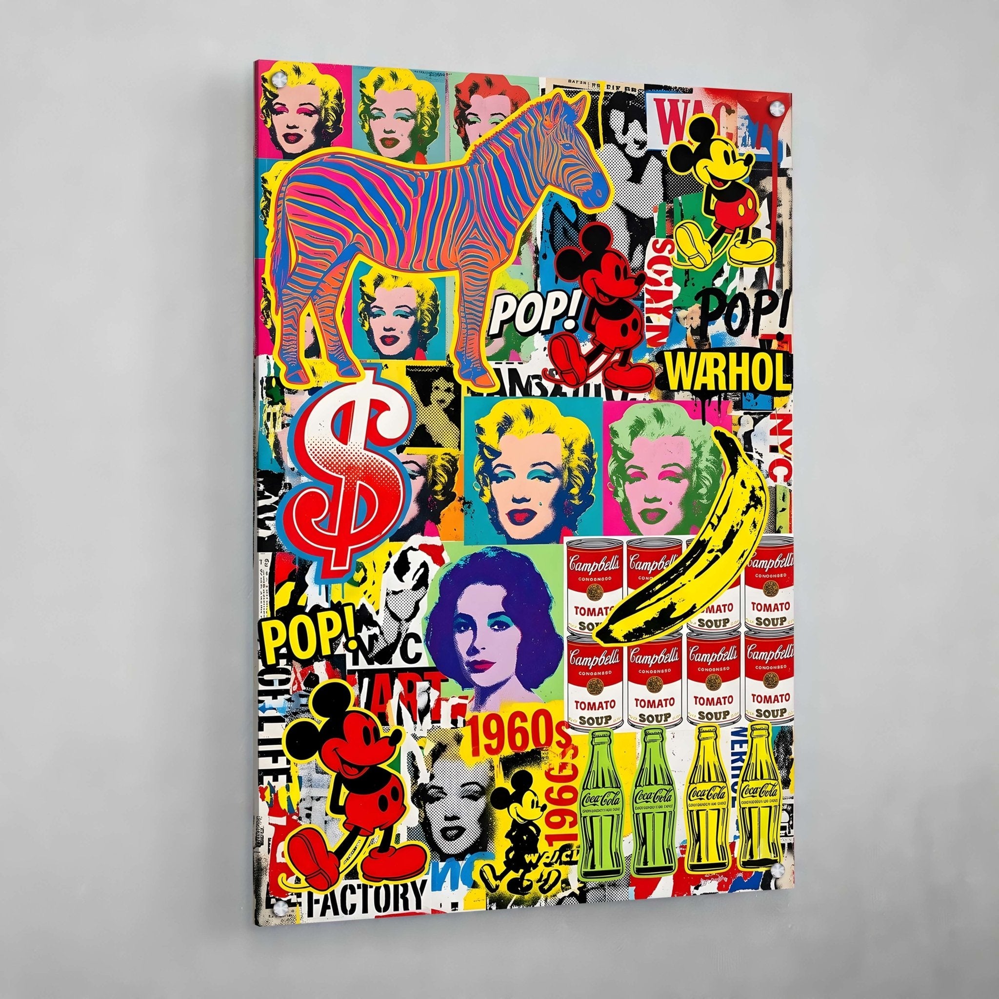 Retro Pop Culture Canvas - Luxury Art Canvas