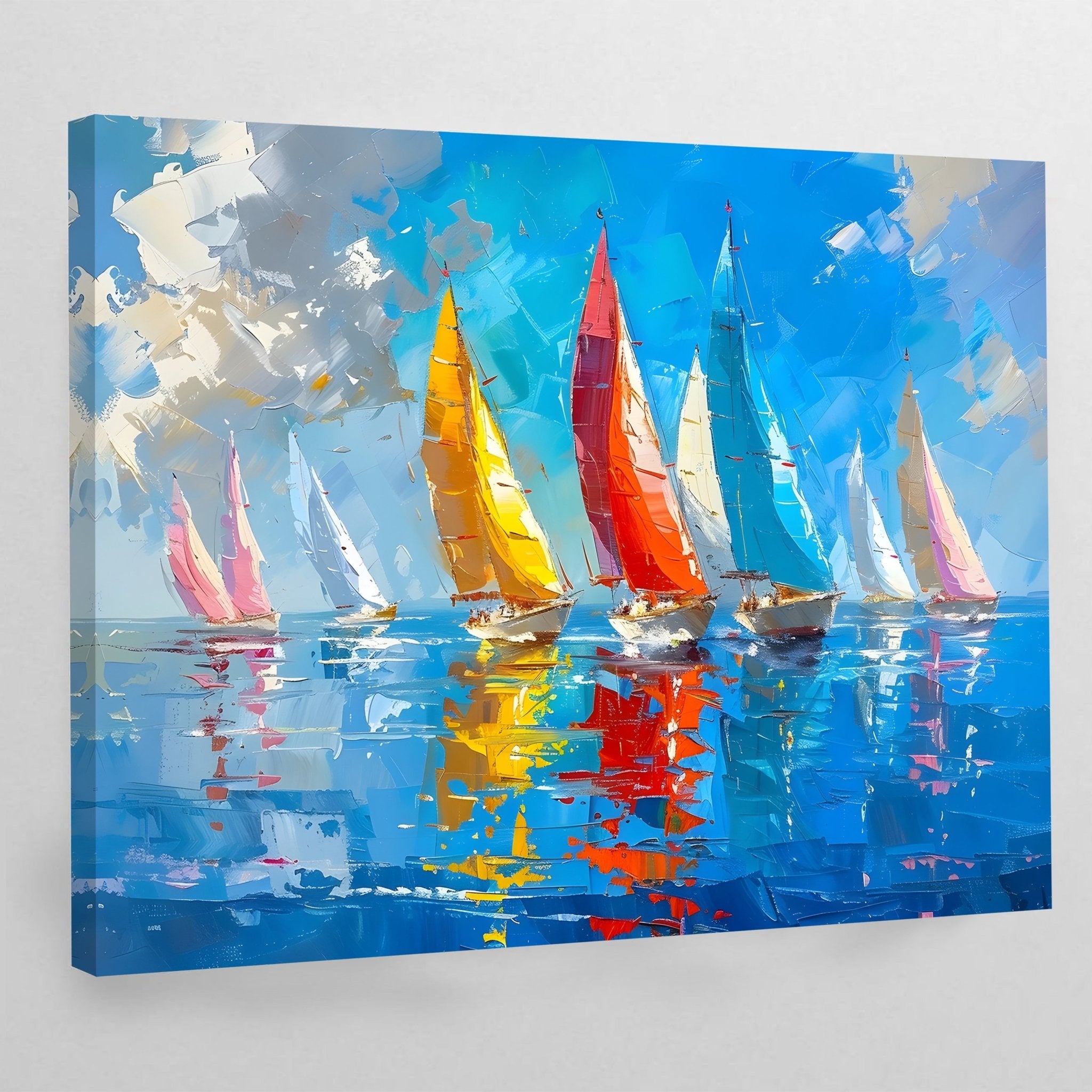Sail Boat Wall Art - Luxury Art Canvas