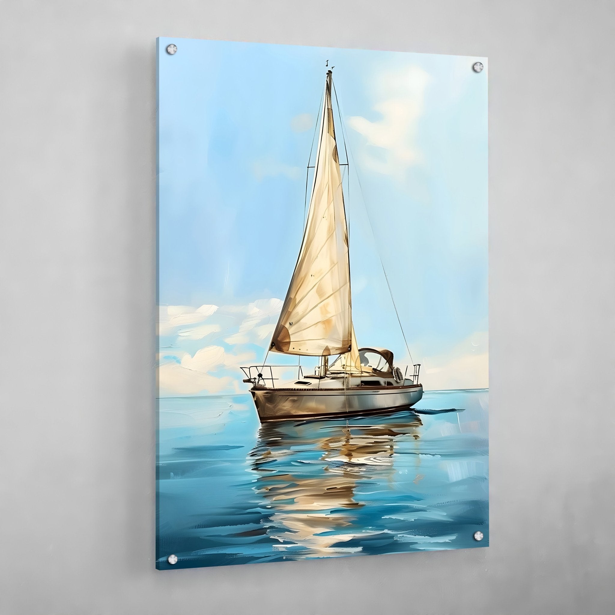 Sailing Boat Wall Art - Luxury Art Canvas