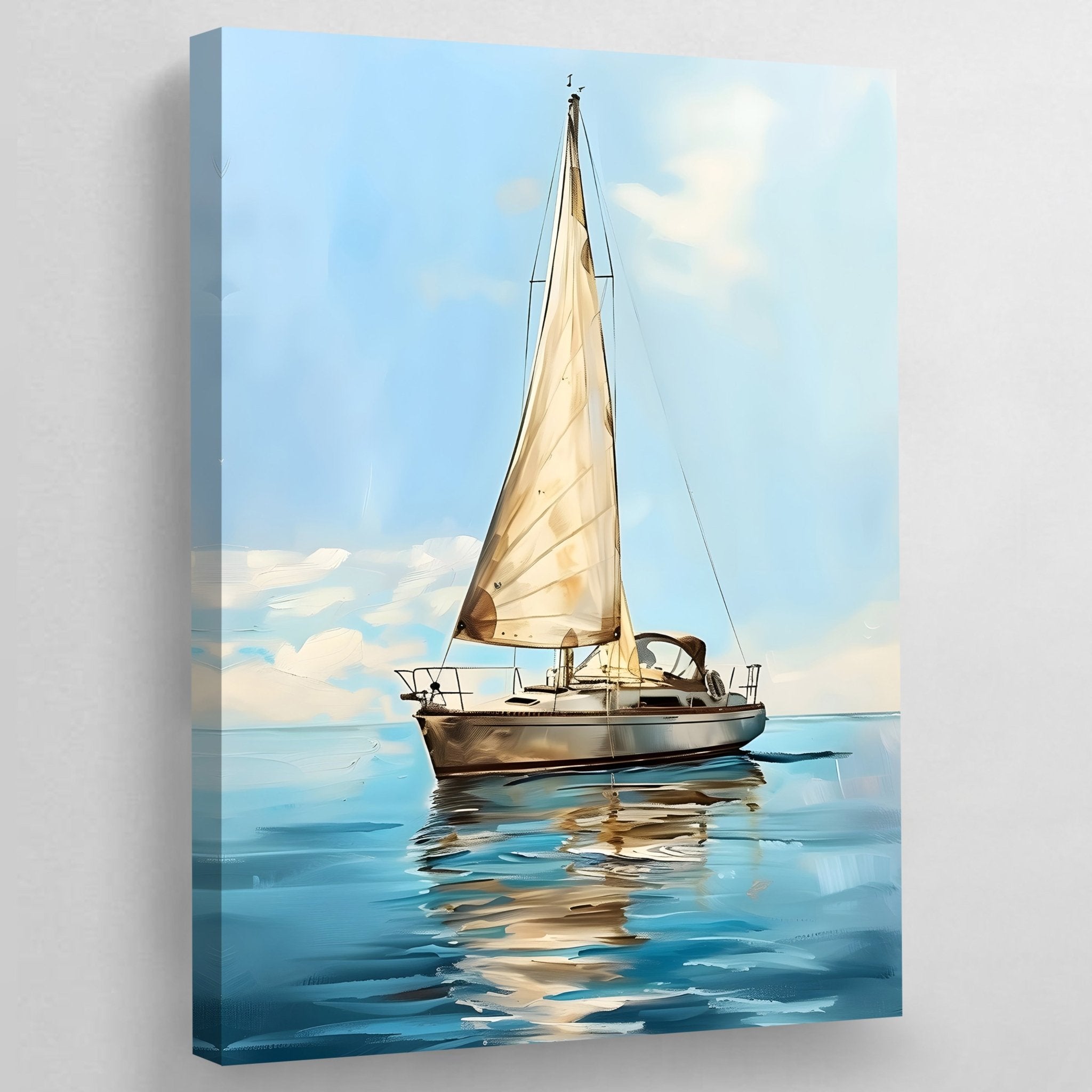 Sailing Boat Wall Art - Luxury Art Canvas