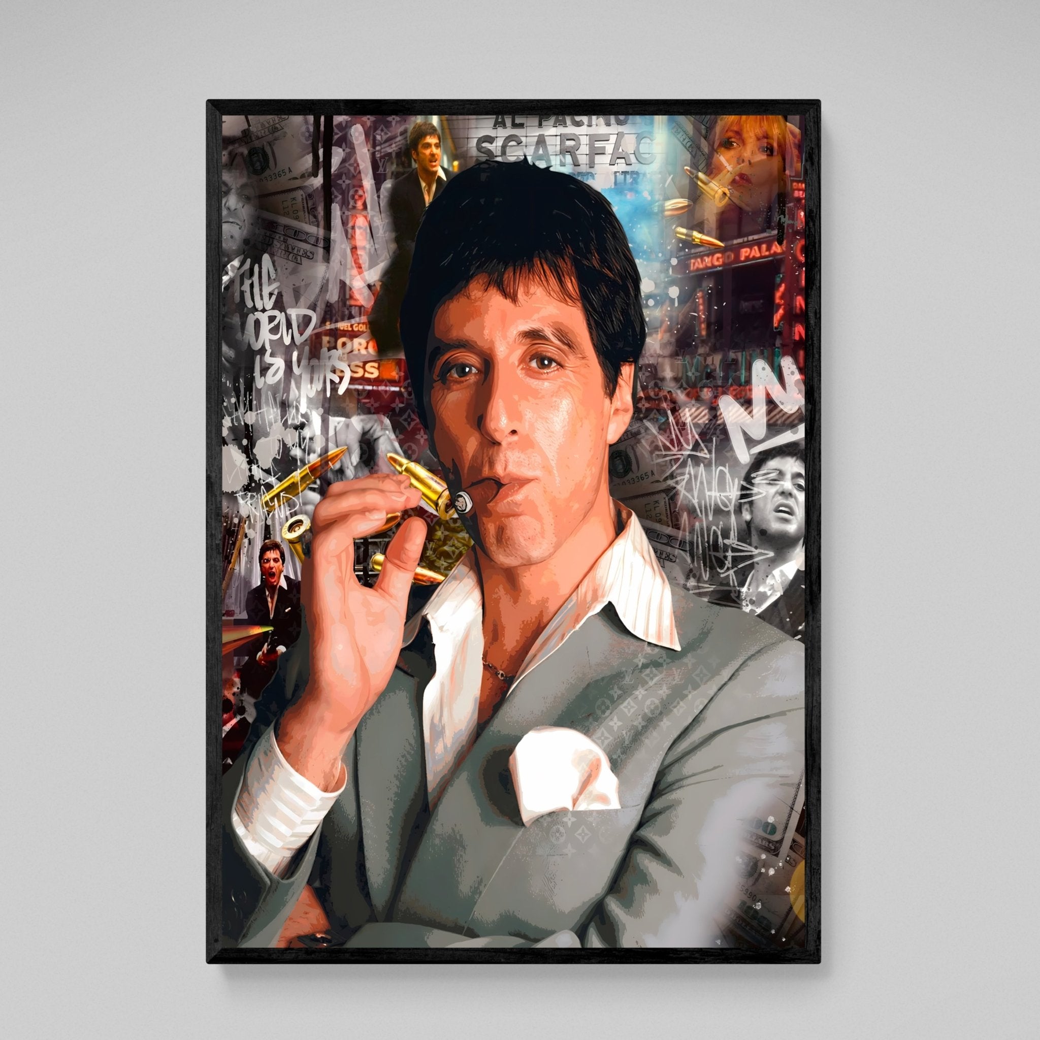 Scarface Wall Art - Luxury Art Canvas