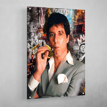Scarface Wall Art - Luxury Art Canvas
