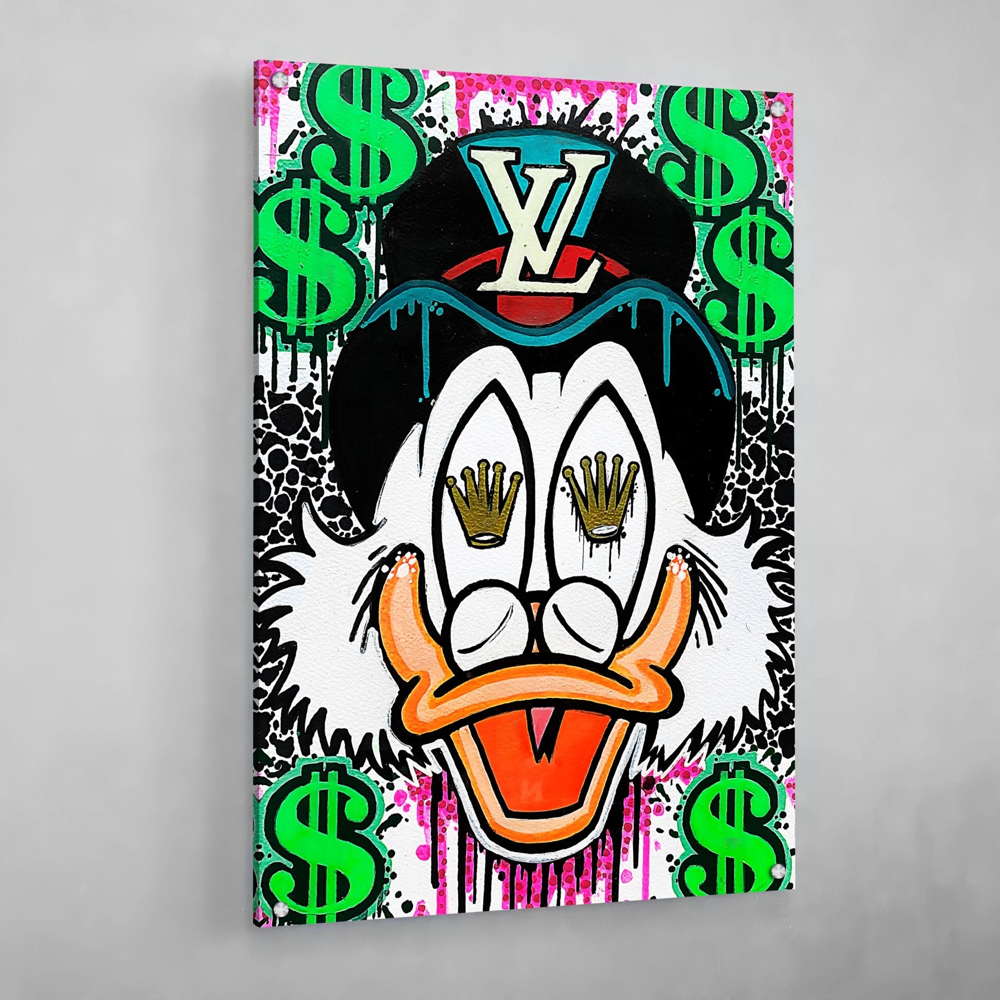 Scrooge Louis Vuitton Wall Art - Luxury Art Canvas