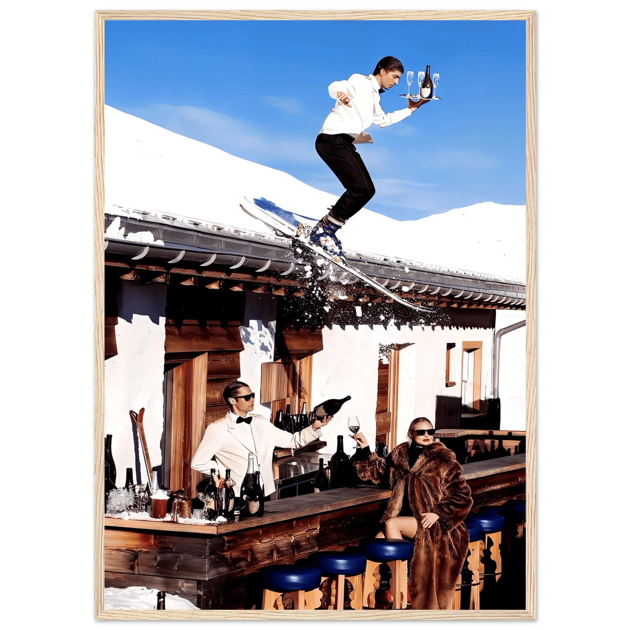 Ski Photography Wall Art - Luxury Art Canvas