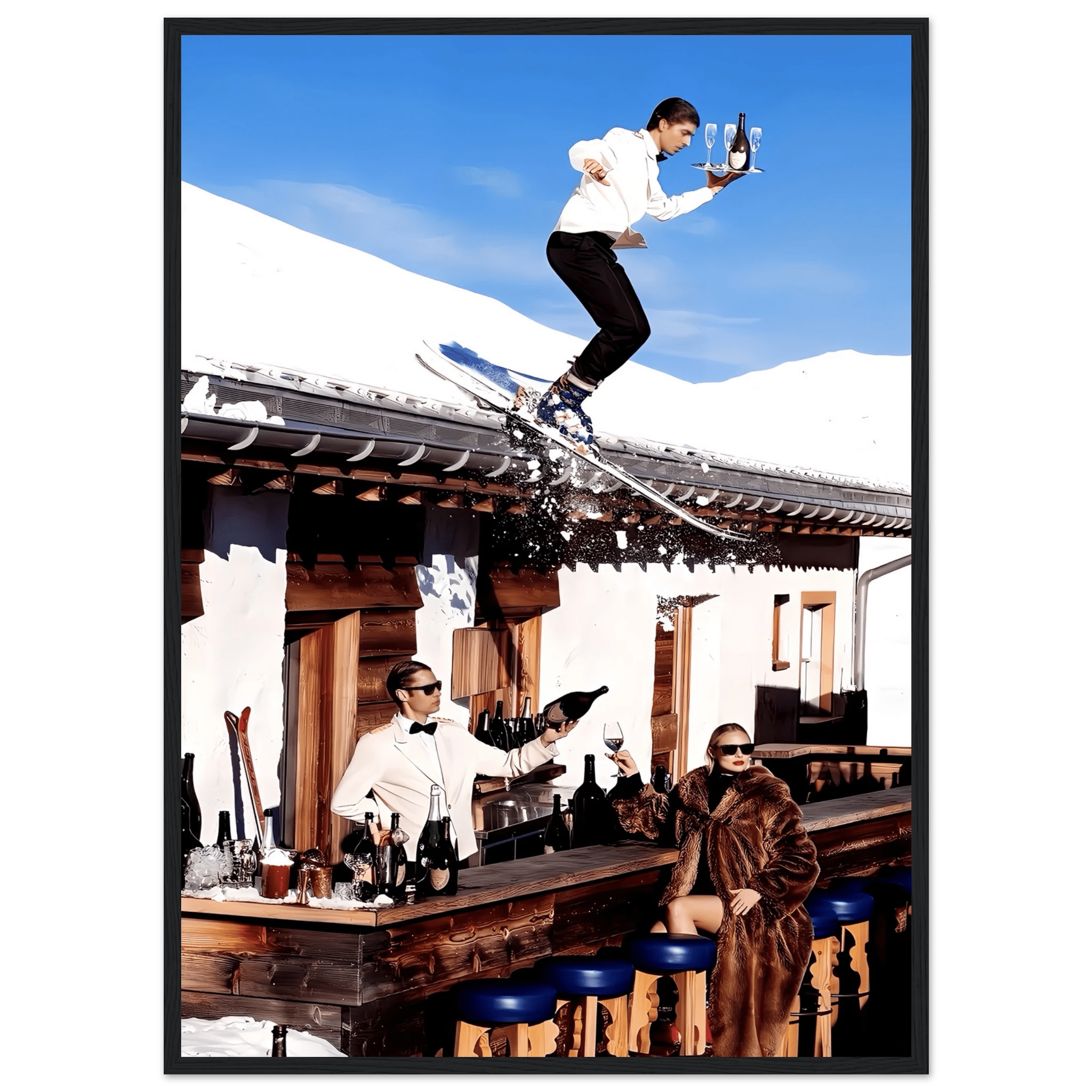 Ski Photography Wall Art - Luxury Art Canvas