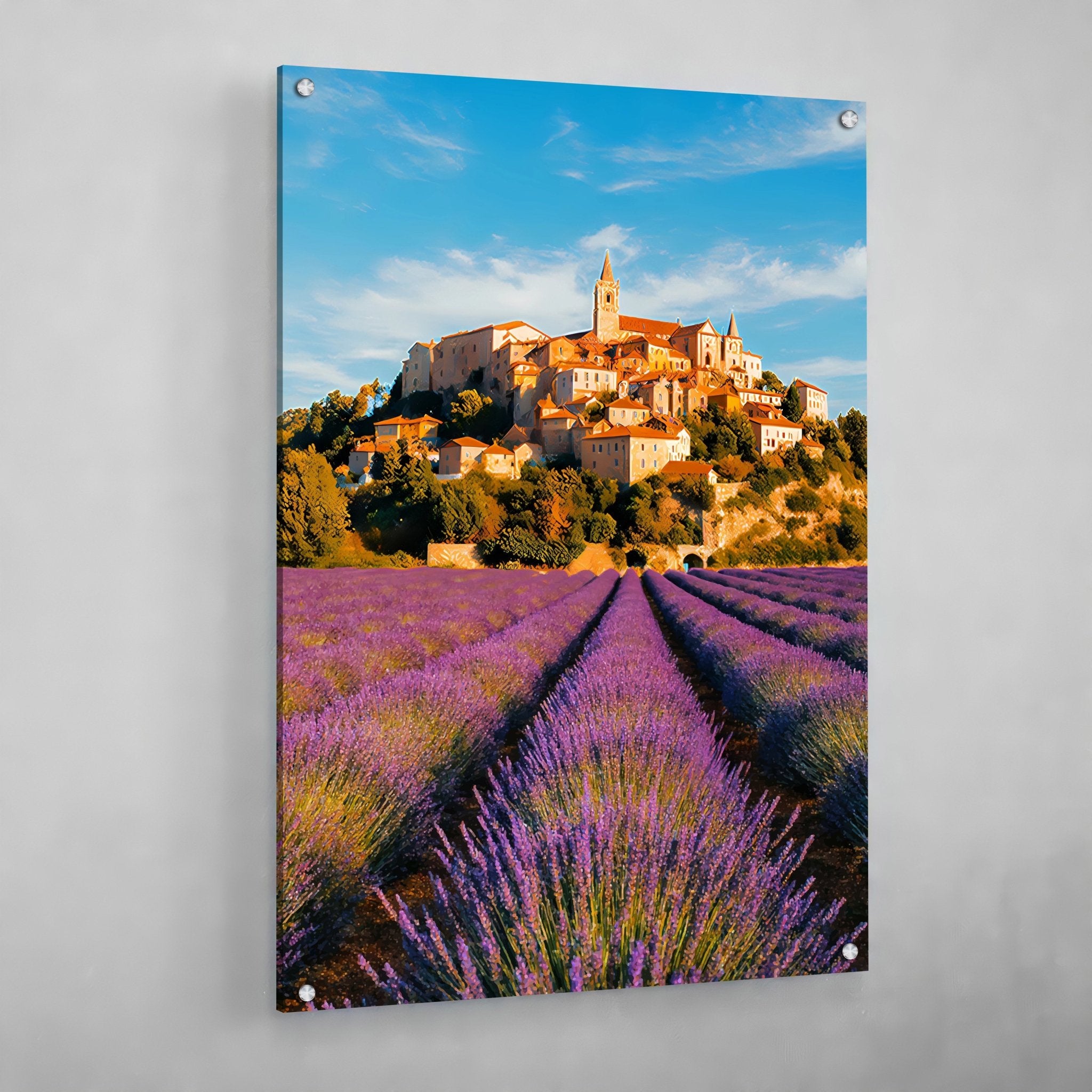 South of France Landscape Wall Art - Luxury Art Canvas
