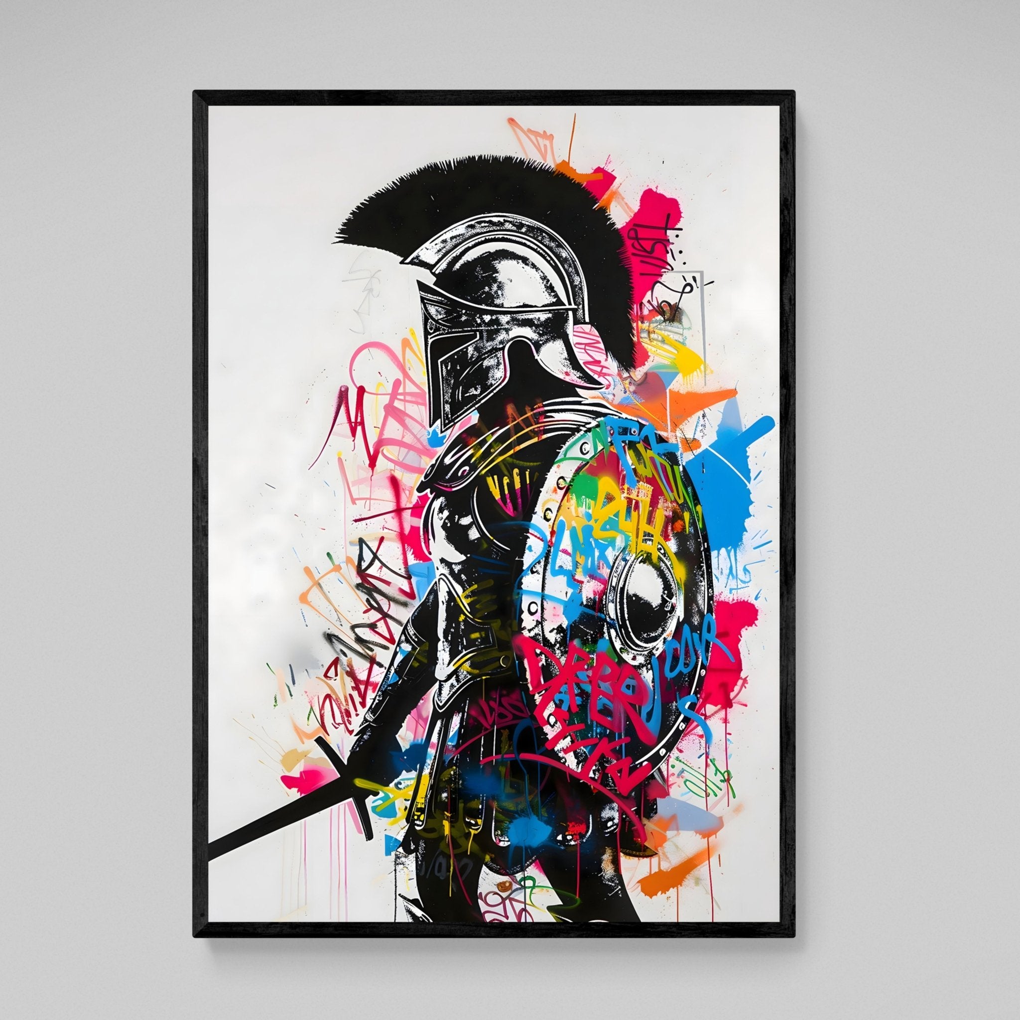 Spartan Warrior Wall Art - Luxury Art Canvas