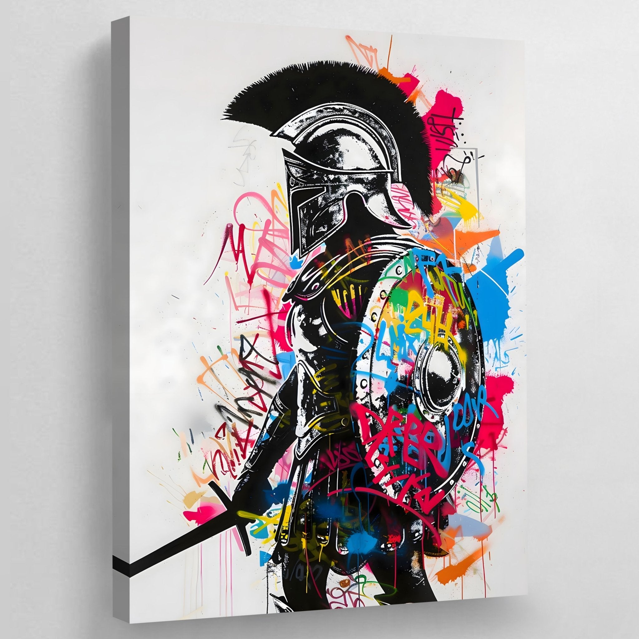 Spartan Warrior Wall Art - Luxury Art Canvas