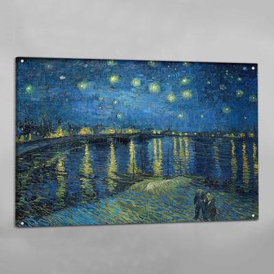 Starry Night Over The Rhone Wall Art - Luxury Art Canvas