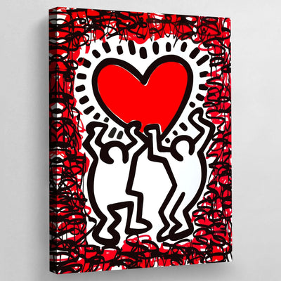 Street Art Keith Haring Wall Art - Luxury Art Canvas