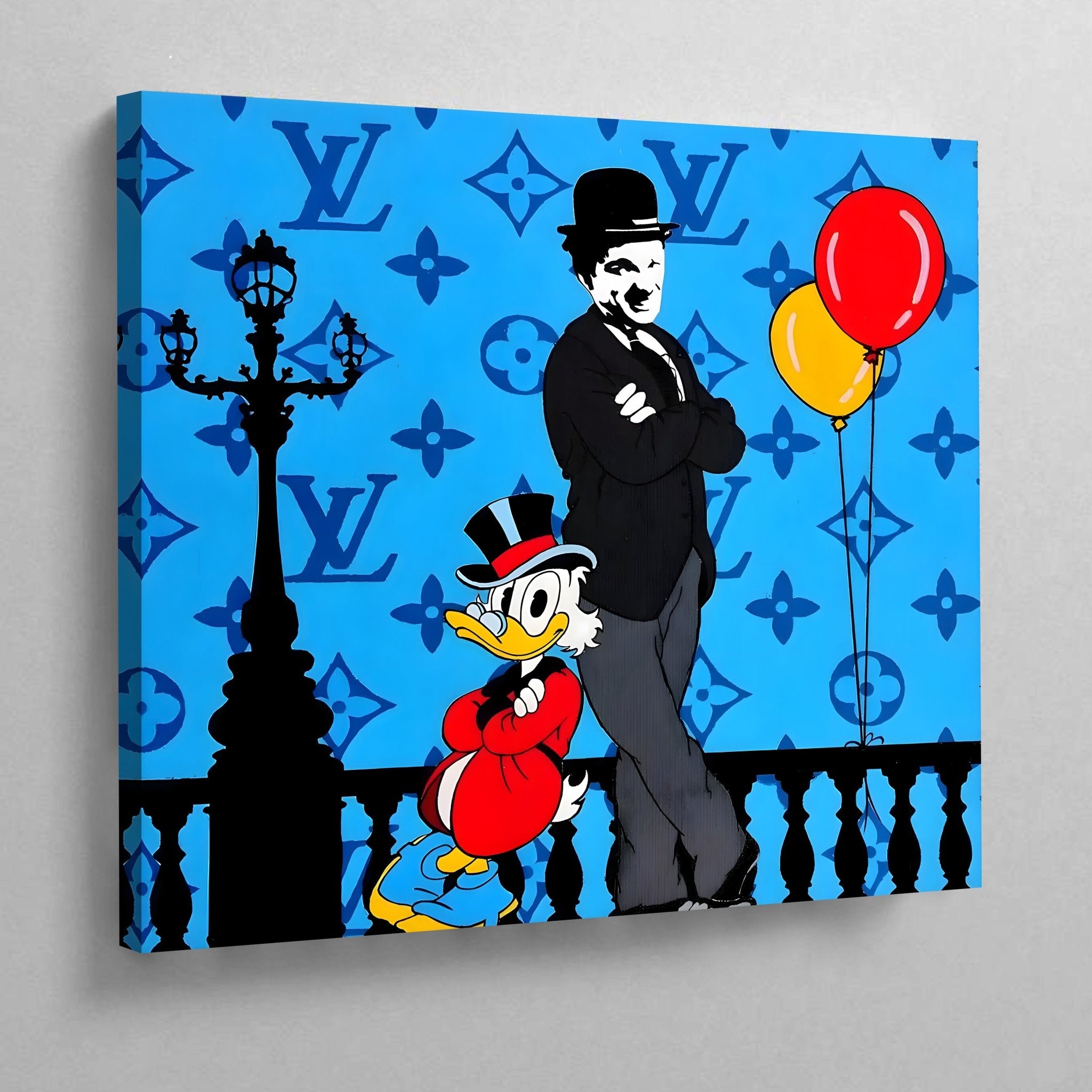 Street Art Louis Vuitton Wall Art - Luxury Art Canvas