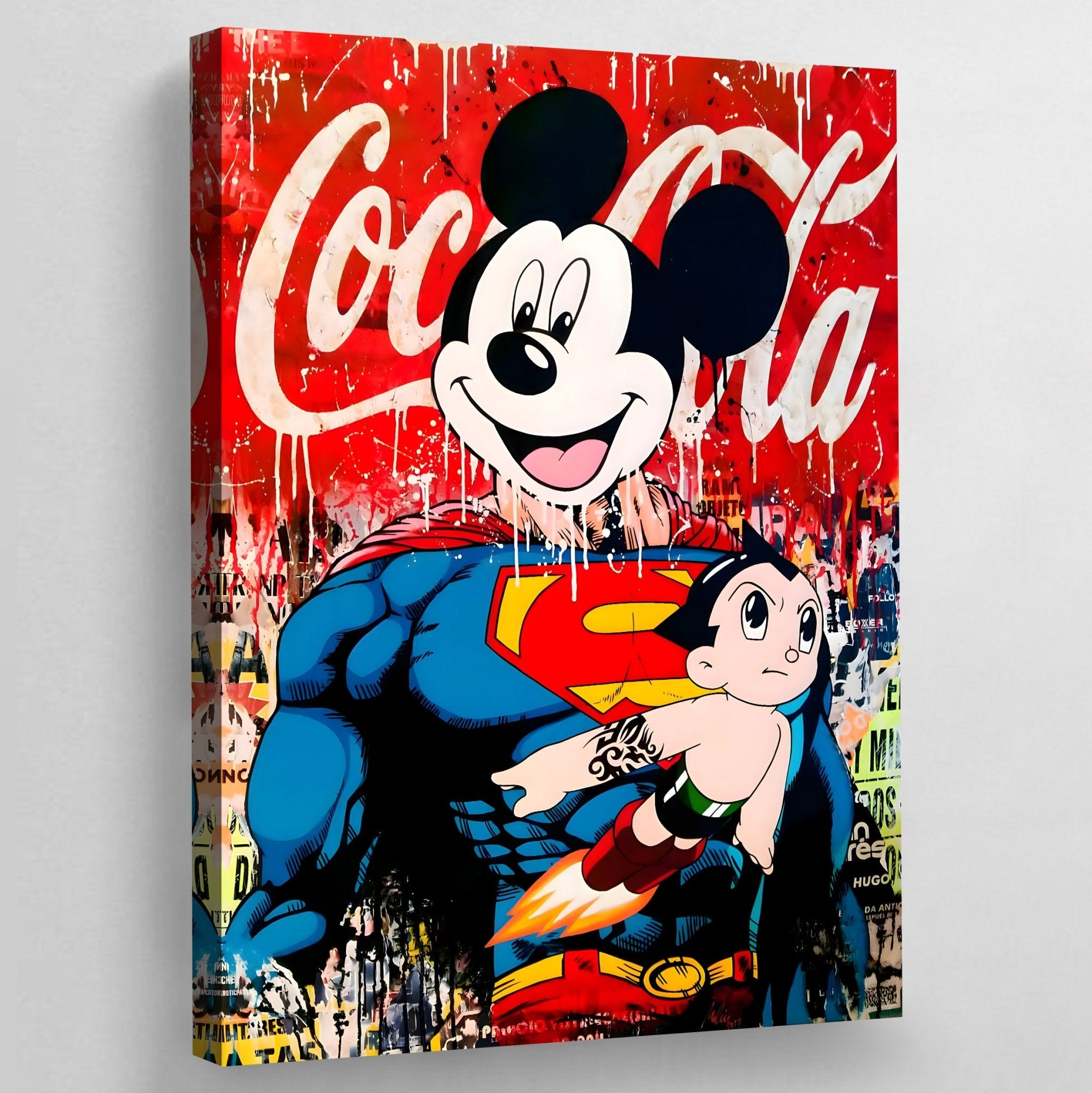 Street Art Pop Culture Wall Art - Luxury Art Canvas