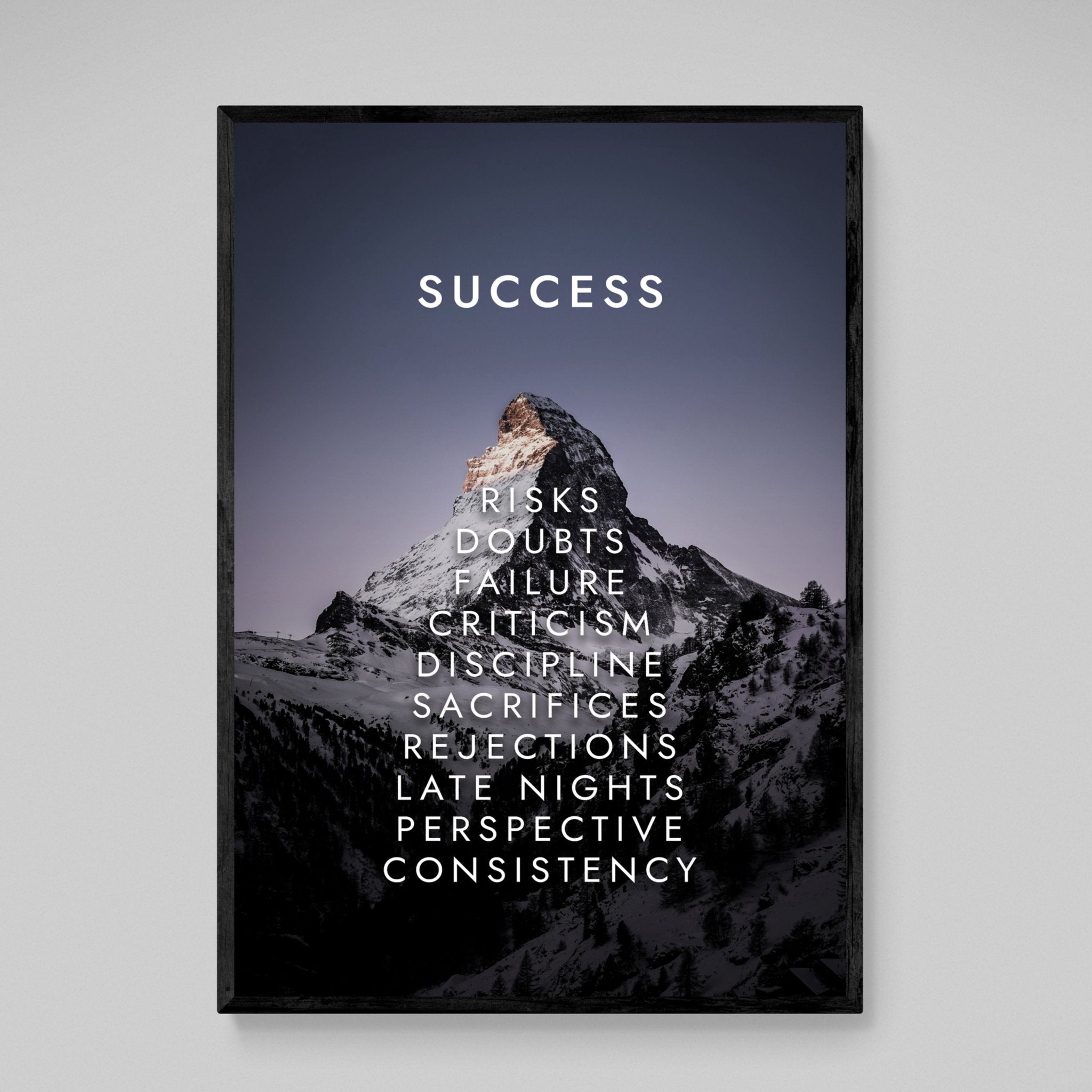 Success Poster - Luxury Art Canvas