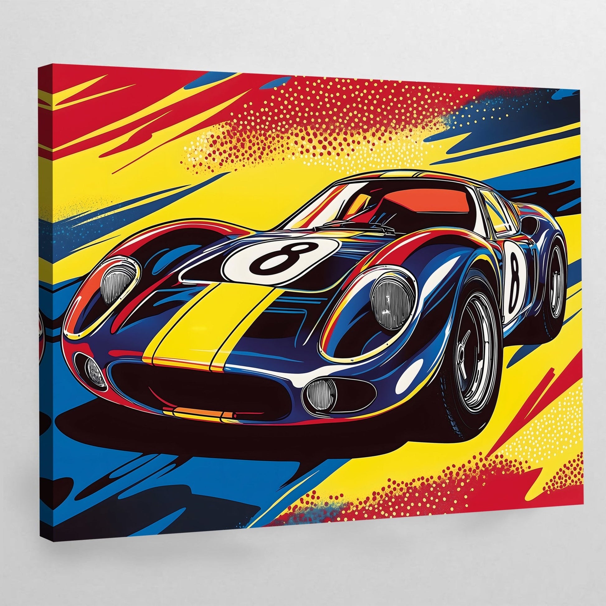 Supercar Pop Art Canvas - Luxury Art Canvas