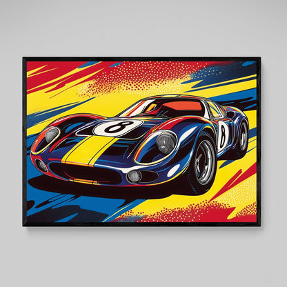 Supercar Pop Art Canvas - Luxury Art Canvas