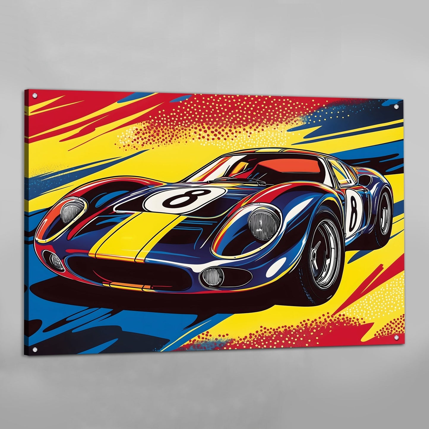 Supercar Pop Art Canvas - Luxury Art Canvas