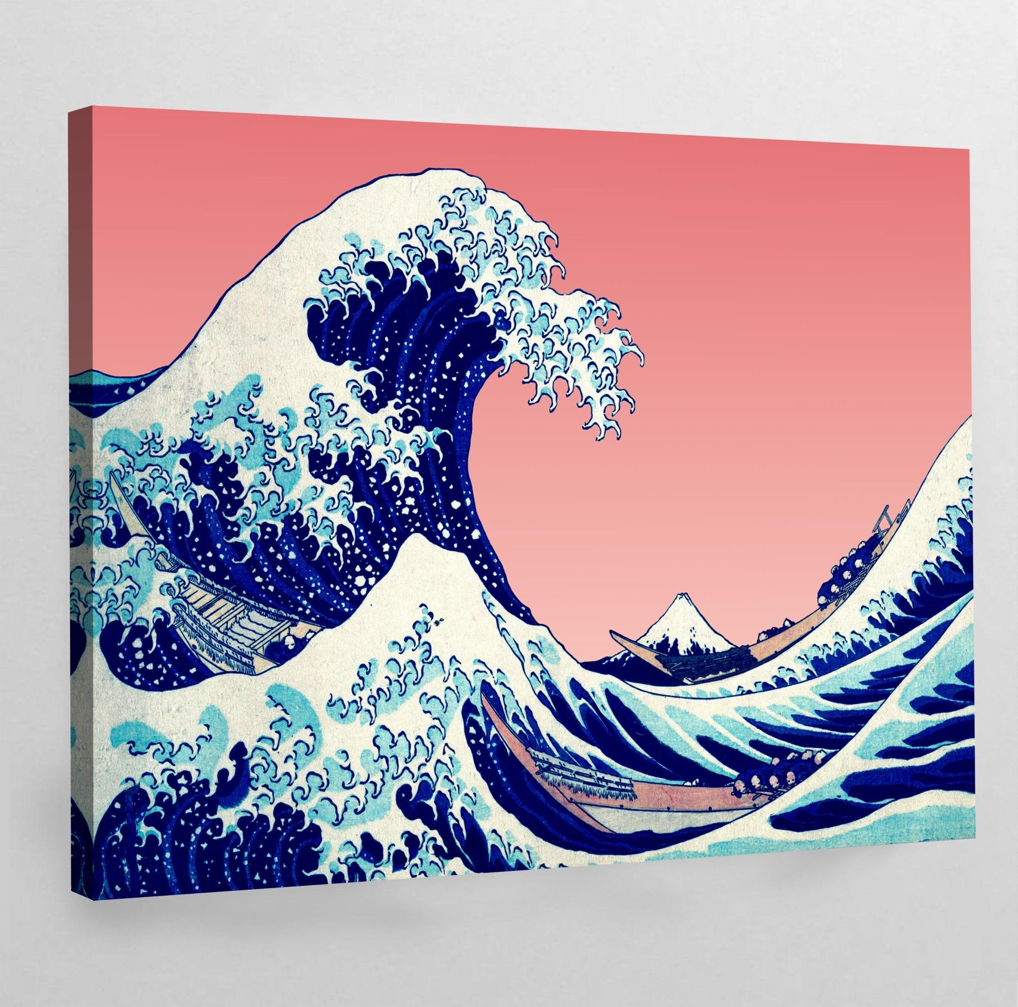 The Great Wave off Kanagawa Modern Wall Art - Luxury Art Canvas