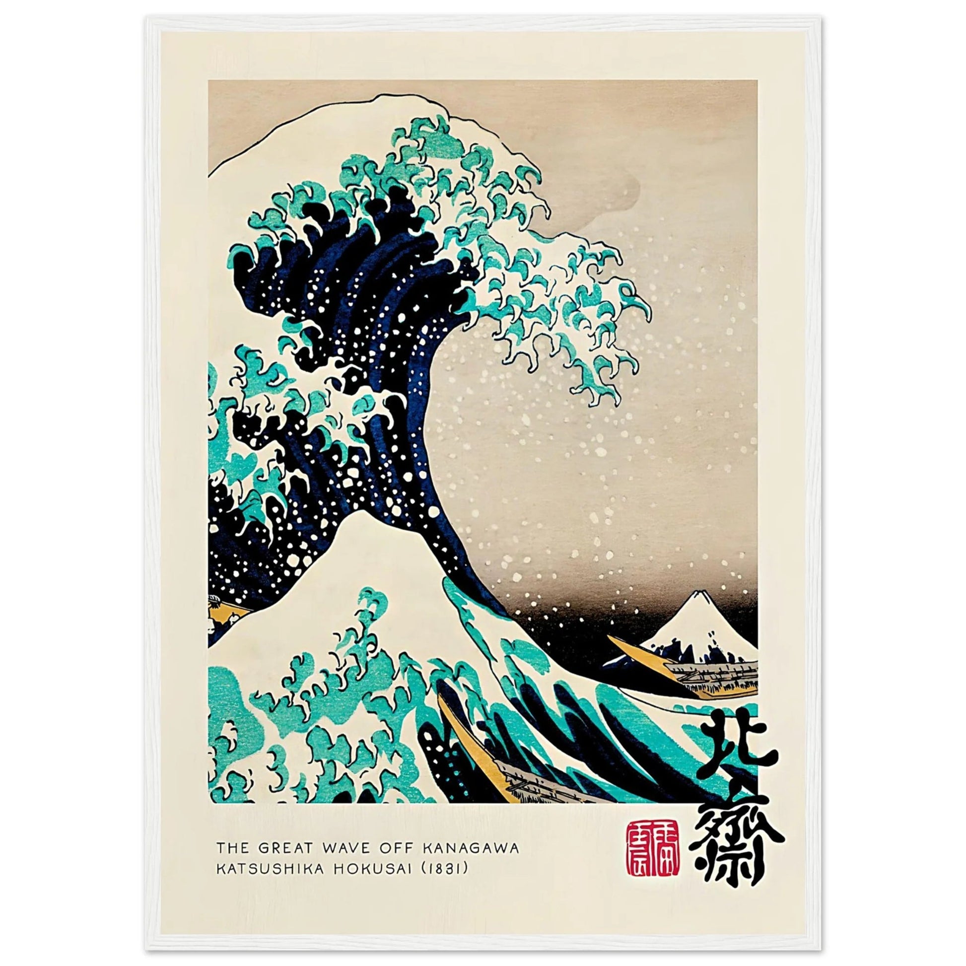 The Great Wave Off Kanagawa Print - Luxury Art Canvas