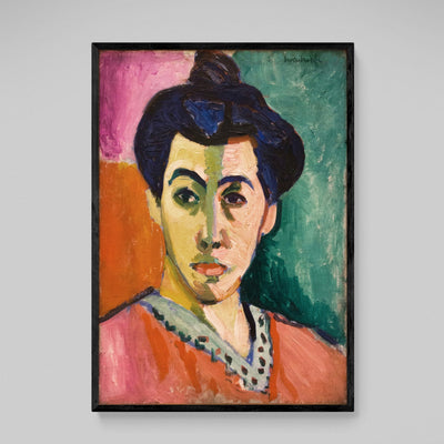 The Green Stripe Matisse Wall Art - Luxury Art Canvas